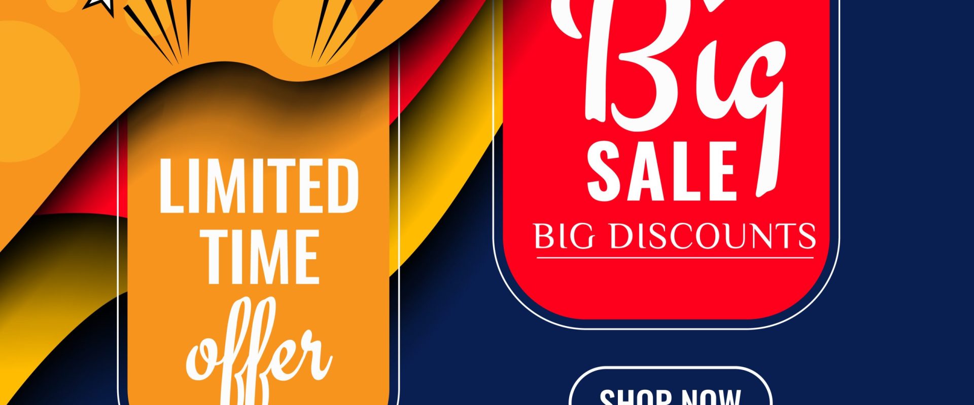 Abstract colorful sale background